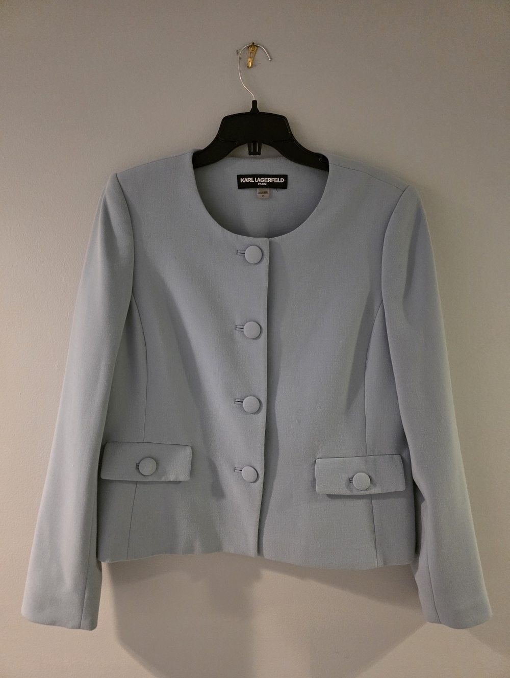 KARL LAGERFELD | BLUE BUTTON BLAZER